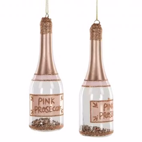 PROSECCOFLASKA - GLAS - ROSA - 2-PACK - 13 CM