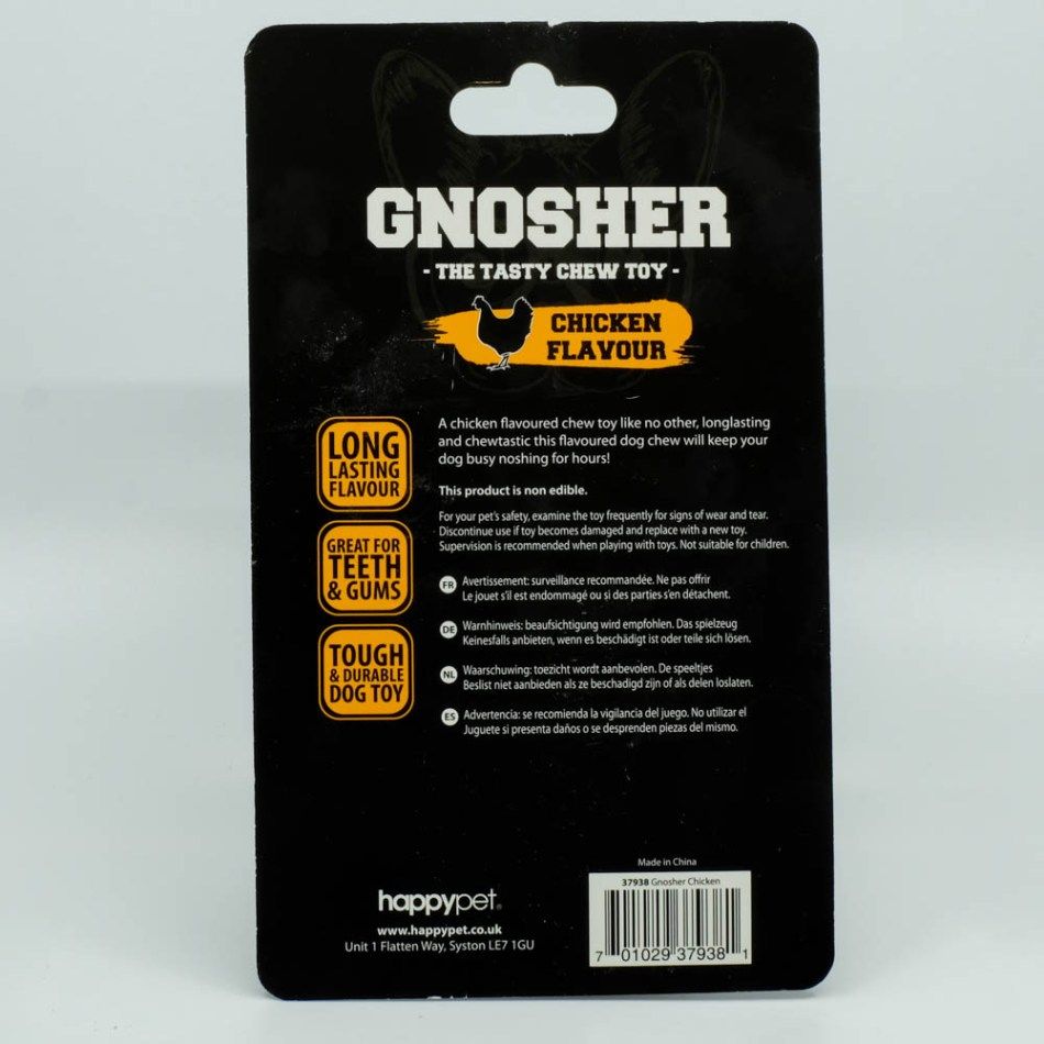 Gnosher Tåligt Tuggben i nylon med smak av kyckling 14cm