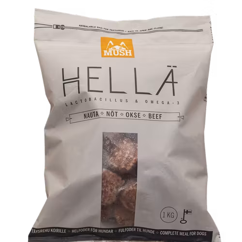 MUSH Hellä® Nöt- Fryst helfoder SKICKAS EJ!