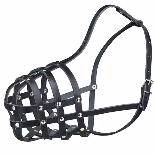 Julius-K9® Munkorg, Läder, S/M:28 cm, svart