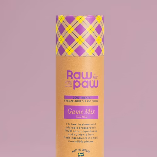 Raw for Paw- Viltmix Frystorkat hundgodis 45 gram