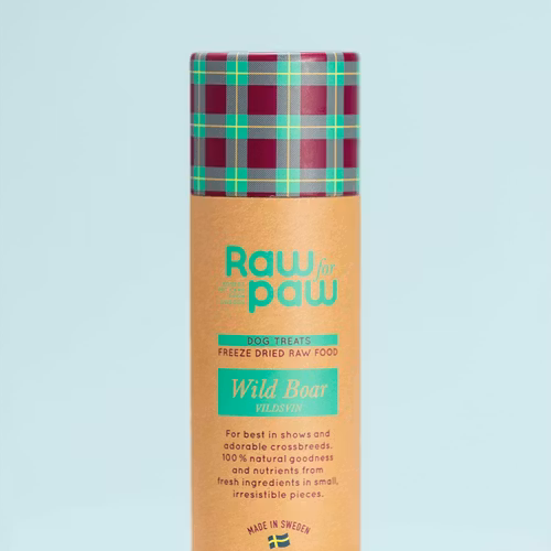 Raw for Paw Wild Boar- Vildsvin Frystorkat hundgodis 45 gram