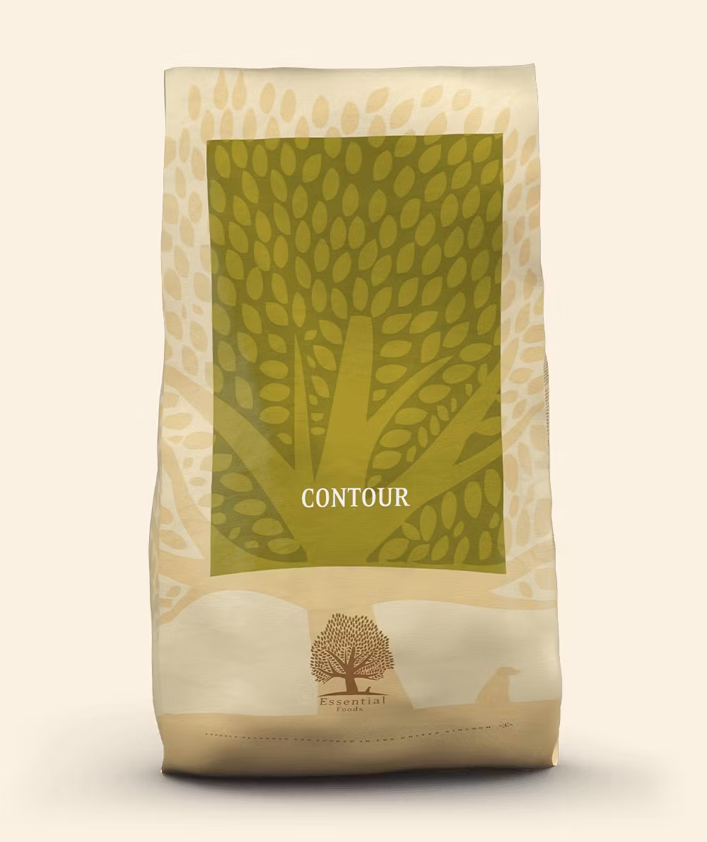 ESSENTIAL CONTOUR. Spannmålsfritt, glutenfritt och utan GMO. 10 kg.