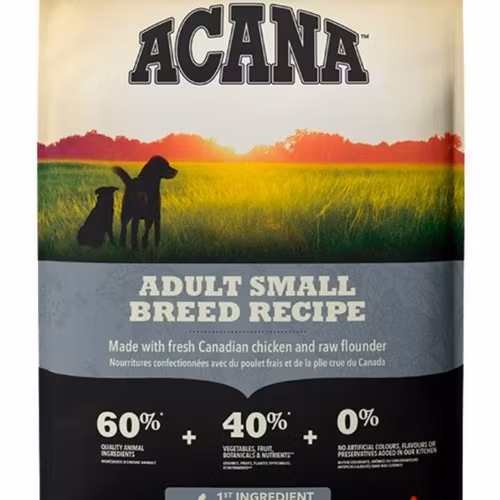 Acana Dog Adult Small Breed - kyckling, fisk, kalkon, ägg - spannmålsfritt 6 kg