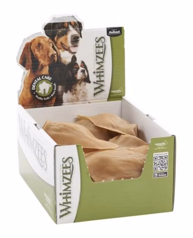 Whimzees® Veggie Ear/Vegetariska Grisöron Styckvis
