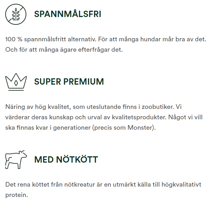 Monster Dog Adult Single Beef Burk 400 gr