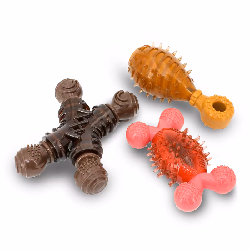 Gnosher Tåligt Tuggben i nylon med smak av choklad 14cm