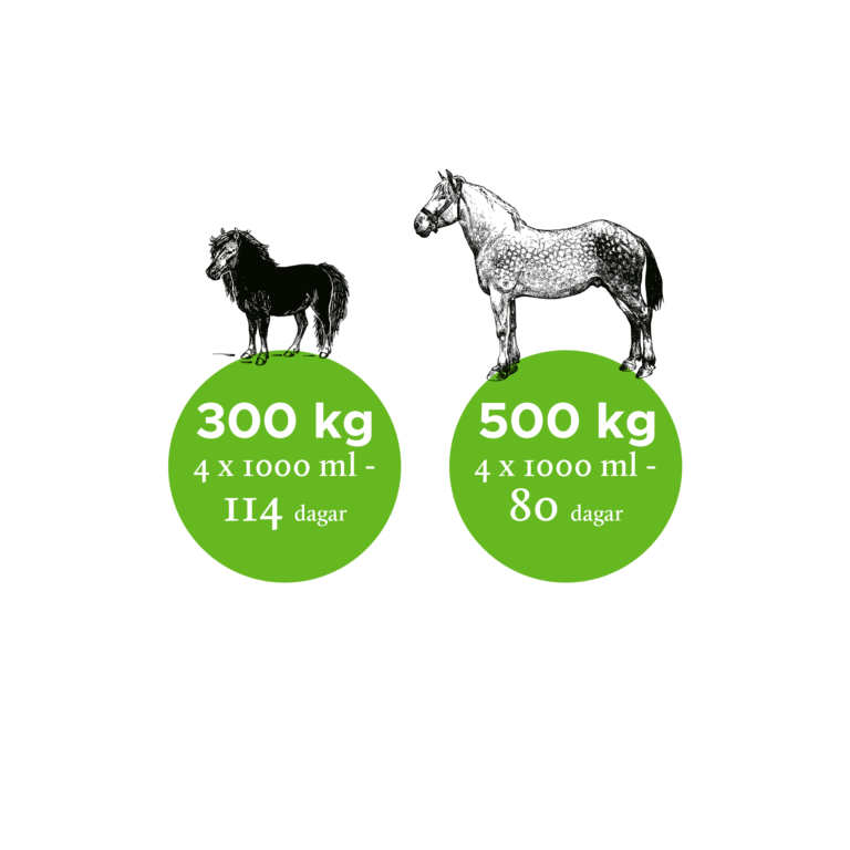 Nutrolin HORSE Skin & Coat - hästens hud & päls. 3000 ml