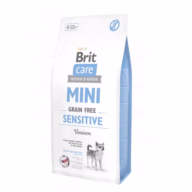 Brit Care Mini Sensitive Grain Free - Hjort, för känsliga vuxna hundar av små raser