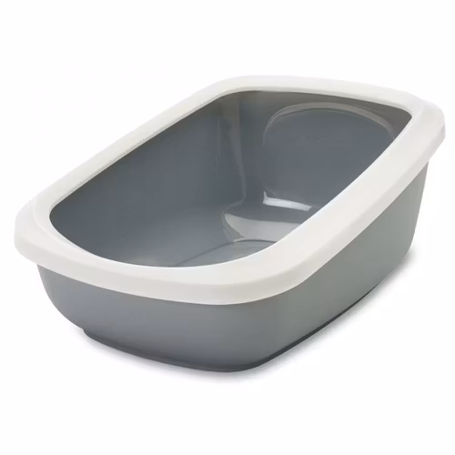 Kattlåda Aseo Jumbo Grå XL 67cm