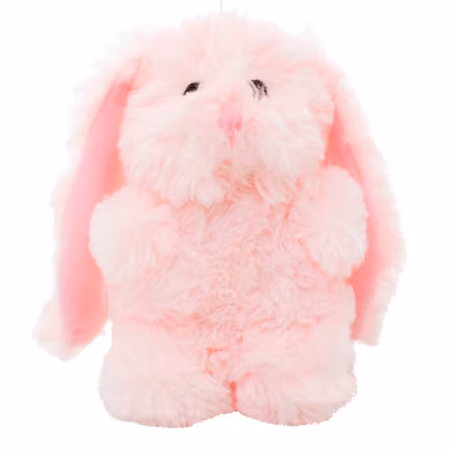 Kanin, supermjuk medpip 18cm. Turkos,rosa el. vit.