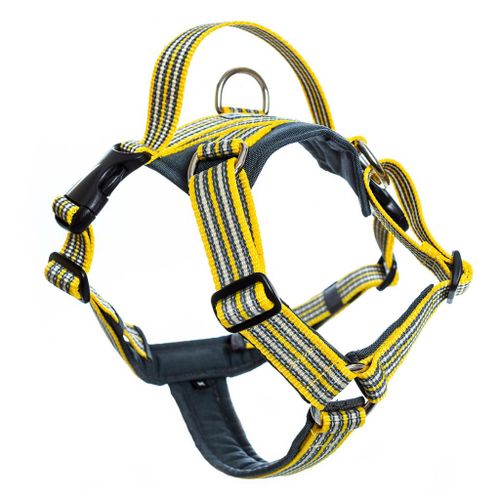 Metizo Future Walking - sele (antidrag,ergonomisk,reflex) Gul från XXS till XXL