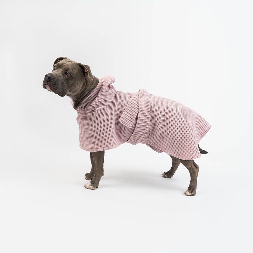 Benjamin Doris-Oversize Hundbadrock - Lavendelrosa