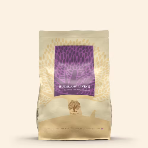 ESSENTIAL HIGHLAND LIVING Small size Spannmålsfritt, glutenfritt och utan GMO. 2,5kg