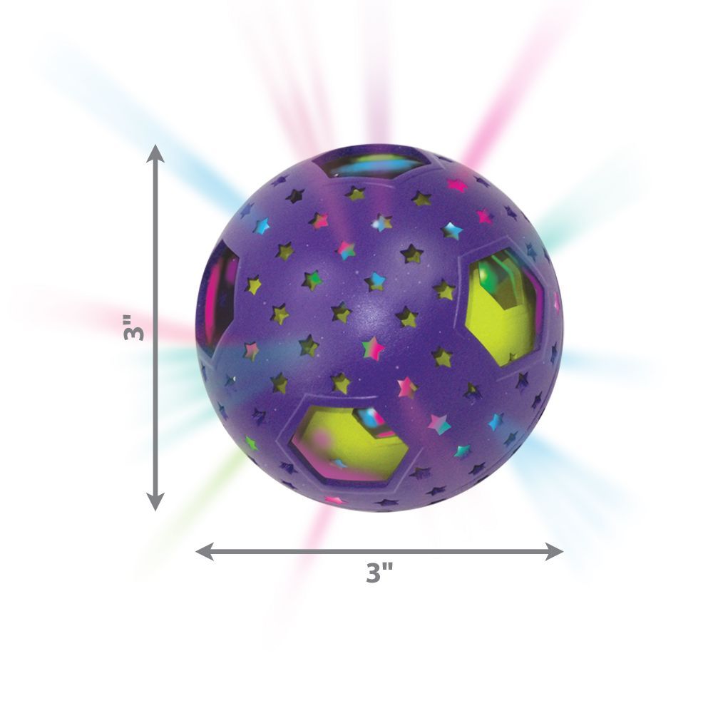 KONG KATT Bat-A-Bout Flicker Disco ball- med led-ljus 7,5cm