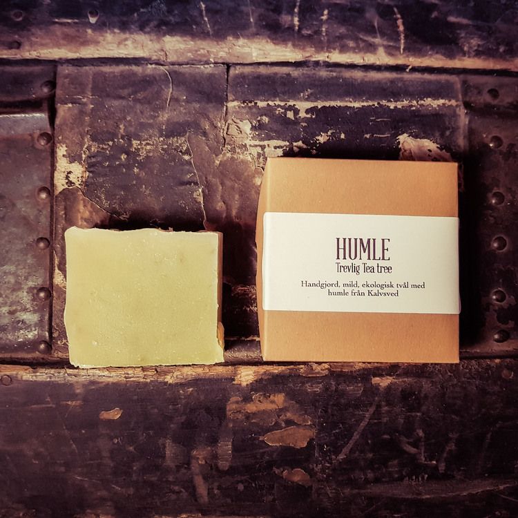 Humletvål "Trevlig Tea Tree" - För känslig och torr hud samt hårbotten 1 hg