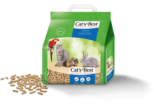 Cat's Best Universal - organiskt träfiber 10 liter/5,5 kg