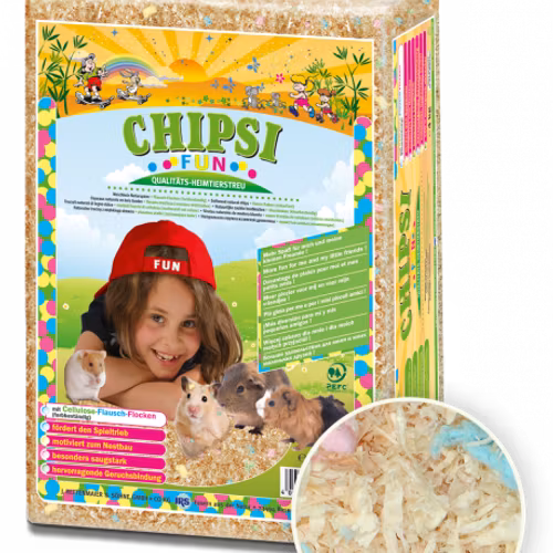 Chipsi Fun Burströ- färgat 75 L/4 kg