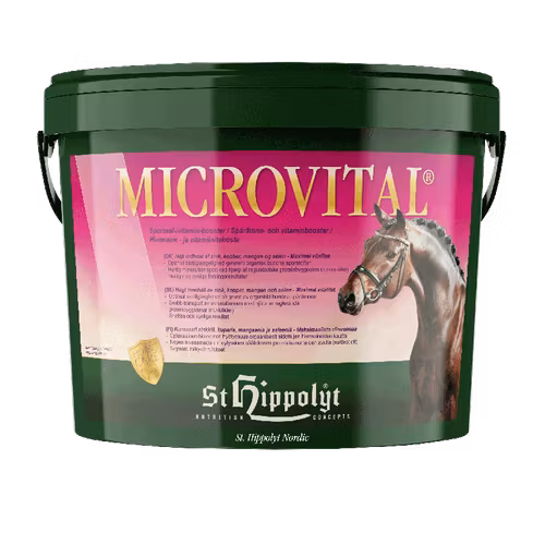 St Hippolyt MicroVital® 3 kg/10 kg-  när hästen byter päls