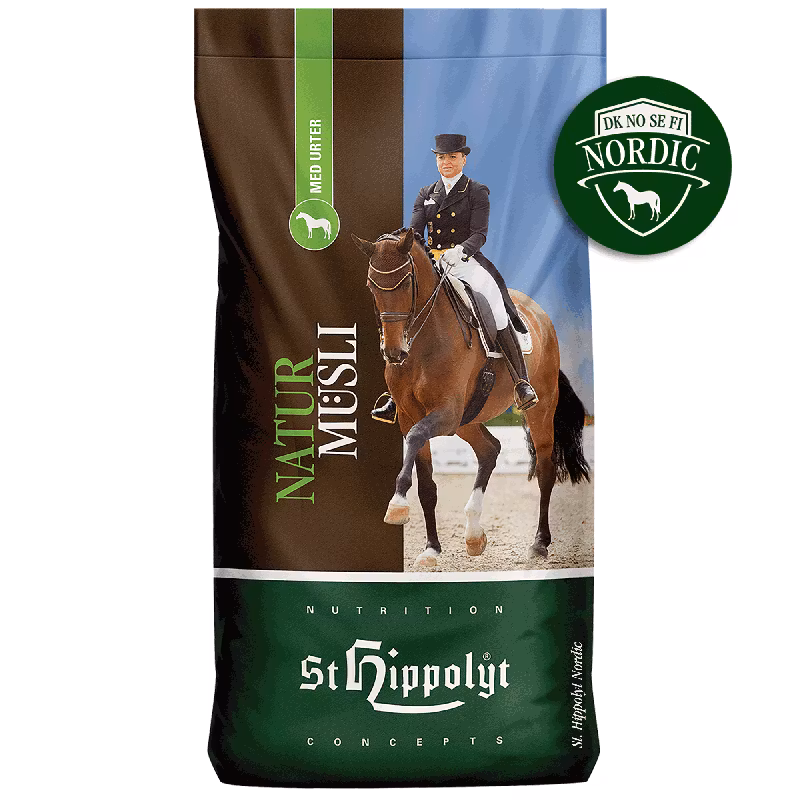St Hippolyt NaturMüsli med örter 20 kg- hög kvalitet och god ekonomi