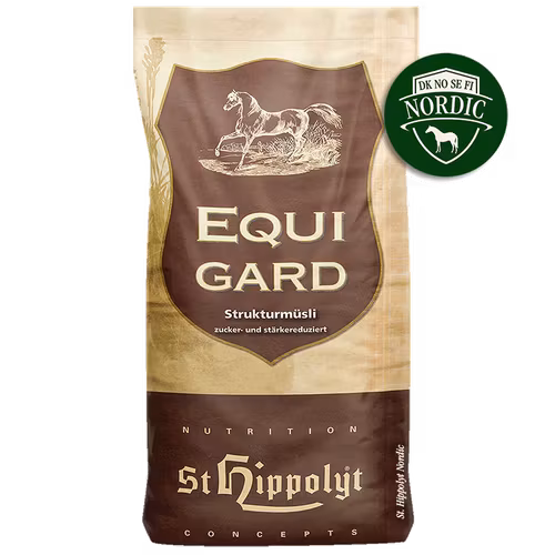 St Hippolyt EquiGard® Nordic musli 20  kg- fodret till lättfödda hästar