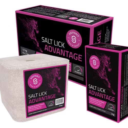 Equisalt Advantage 10 kg-  med elektrolyter, biotin, E-vitamin och selenjäst