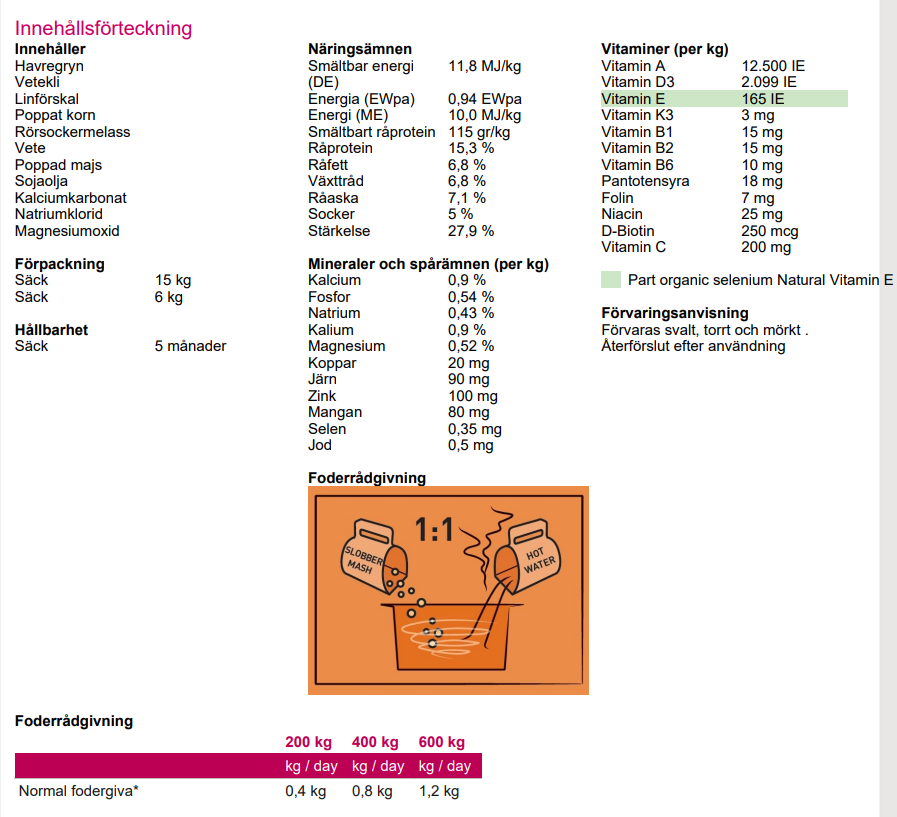 Pavo SlobberMash 15kg- varm och smaklig gröt