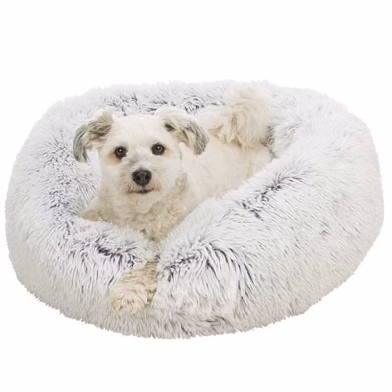 Harvey bädd, ø 80 cm, vit-svart Soft edition