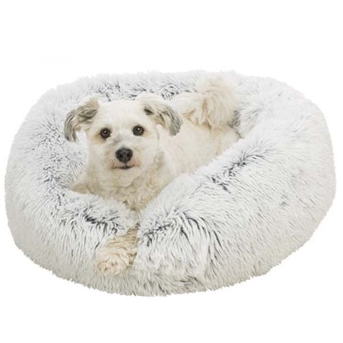 Harvey bädd, ø 80 cm, vit-svart Soft edition