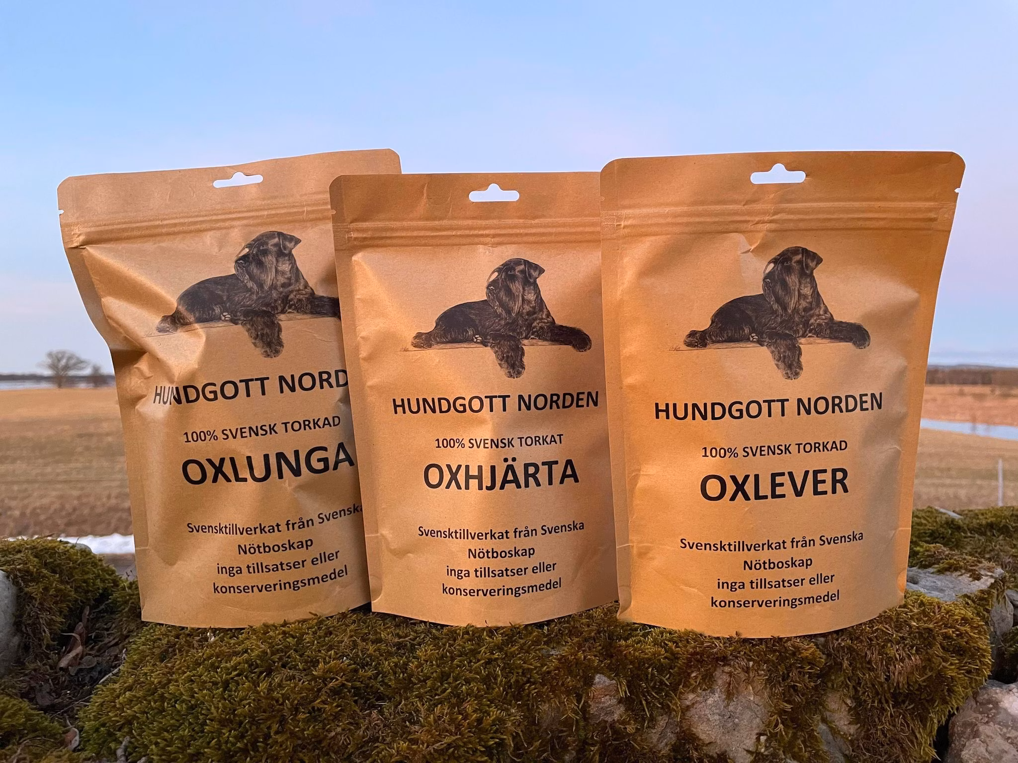 Hundgott Svensk Torkad 1 st/Oxlunga 1st/Oxlever 1st/ Oxhjärta 1st