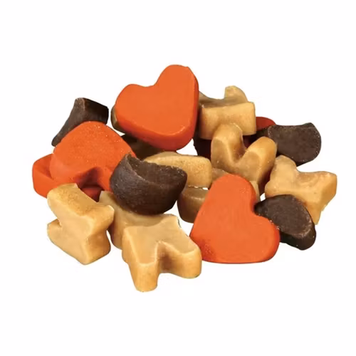 Trainer Snack Mini Hearts 4 % fett-utan tillsatt socker 200g plasthink