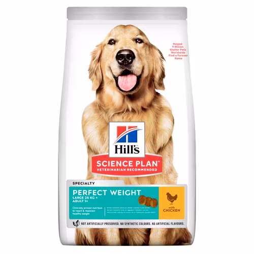 HILL'S SCIENCE PLAN Perfect Weight Large Breed Adult med Kyckling (12 kg)