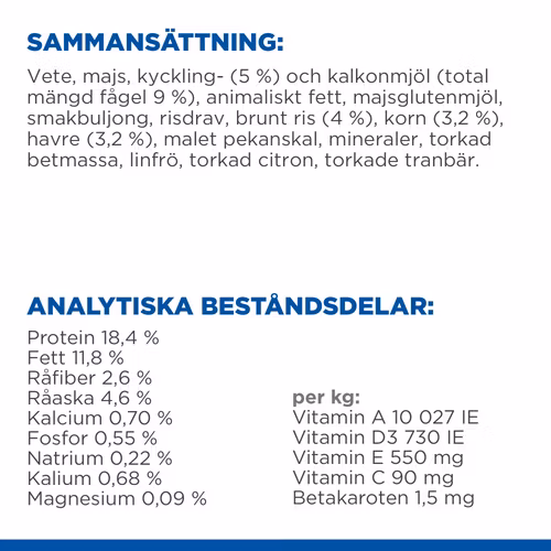 HILL'S SCIENCE PLAN Perfect Digestion Small & Mini Adult 1+ med Kyckling & Råris