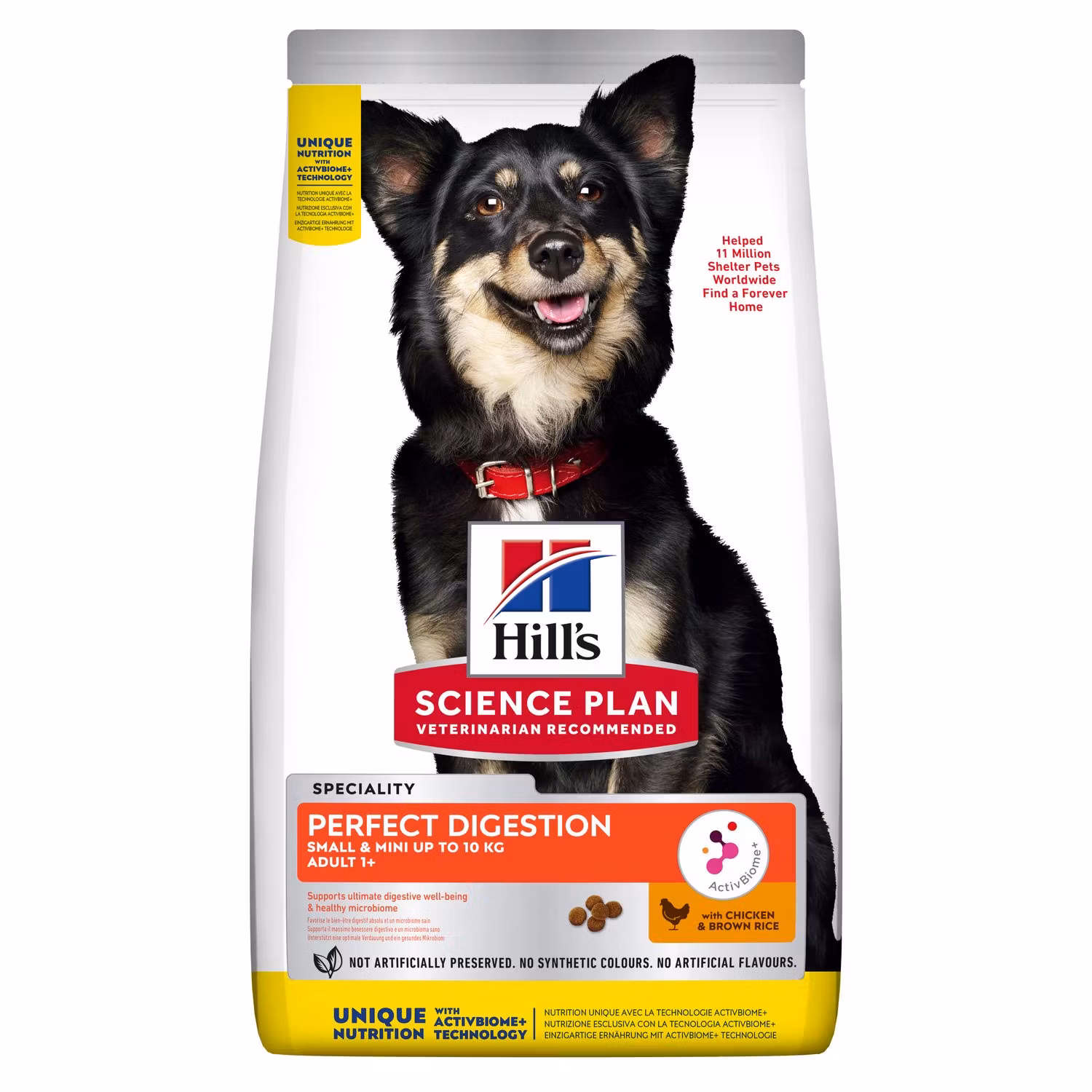 HILL'S SCIENCE PLAN Perfect Digestion Small & Mini Adult 1+ med Kyckling & Råris