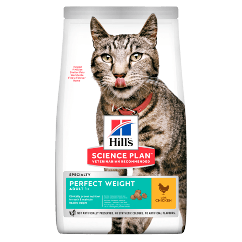 HILL'S SCIENCE PLAN Perfect Weight Adult med Kyckling (2,5 kg & 7 kg)