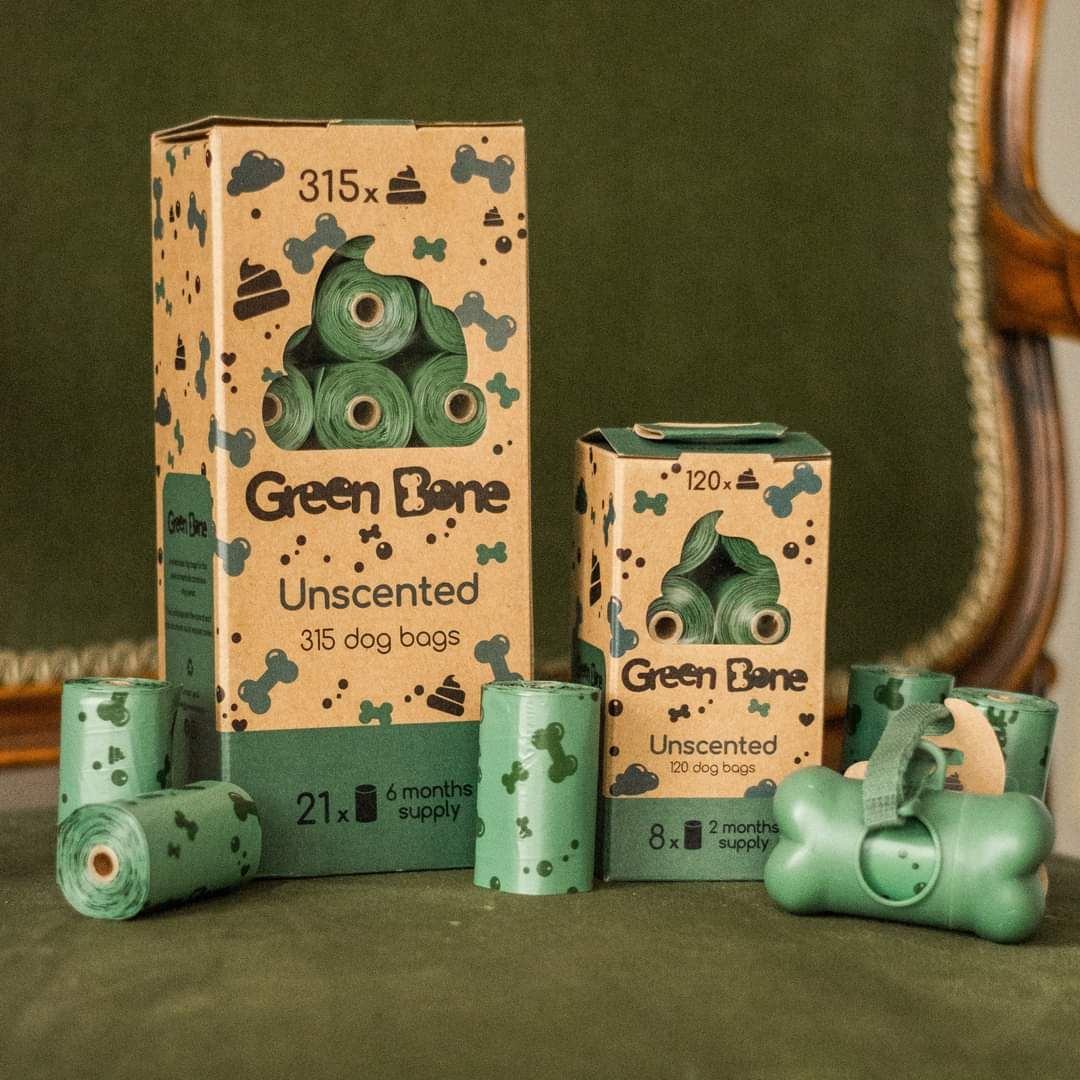 Green Bone Forest Bajspåsar, nedbrytningsbara 1 rulle/15 påsar