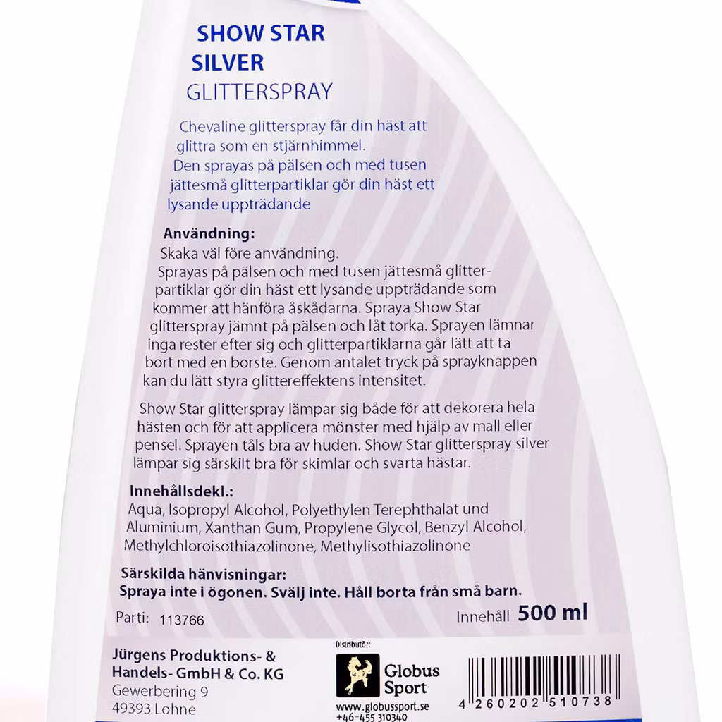 Show Star Glitterspray ”Chevaline"  500 ml
