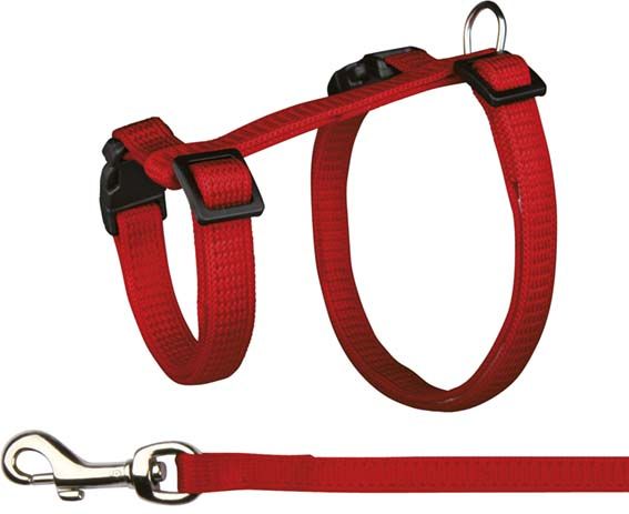 Kaninsele+koppel ställbar 25-44cm/10mm, 1,25m