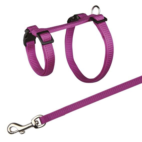 Kaninsele+koppel ställbar 25-44cm/10mm, 1,25m