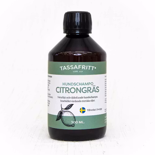 TassaFritt Naturligt Hundschampo Citrongräs 300 ml