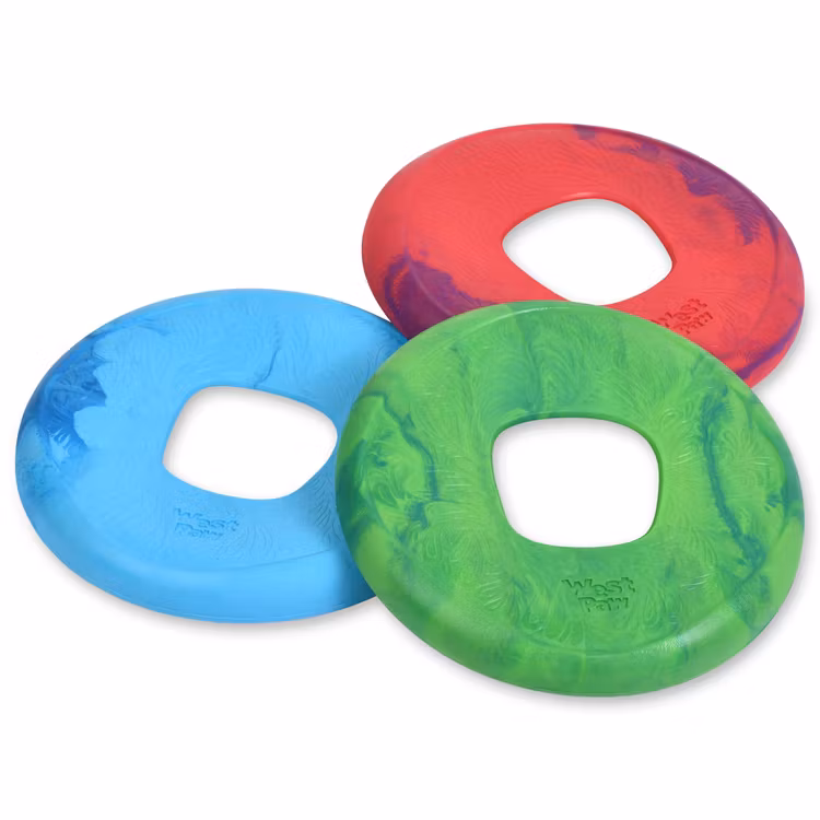 West Paw Sailz® Sea The Change -Zogoflex , Ø22 cm, Surf/Blå