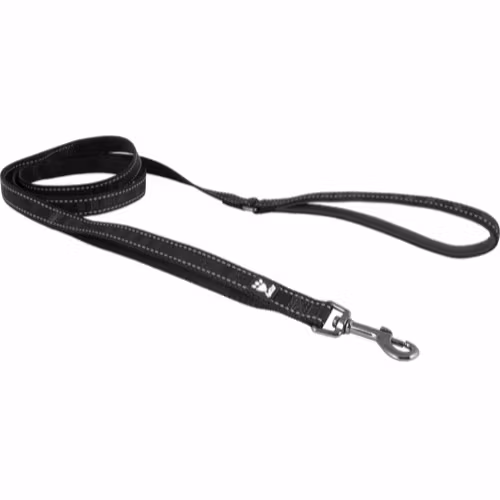 Hurtta Casual reflexkoppel ECO 20 mm x 180 cm, korpsvart
