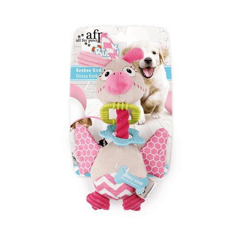 All for paws Little Buddy KeeKee Bird med prasselljud 25 cm