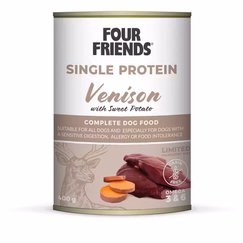 Four Friends Single Protein Hjort & Sötpotatis 400 g