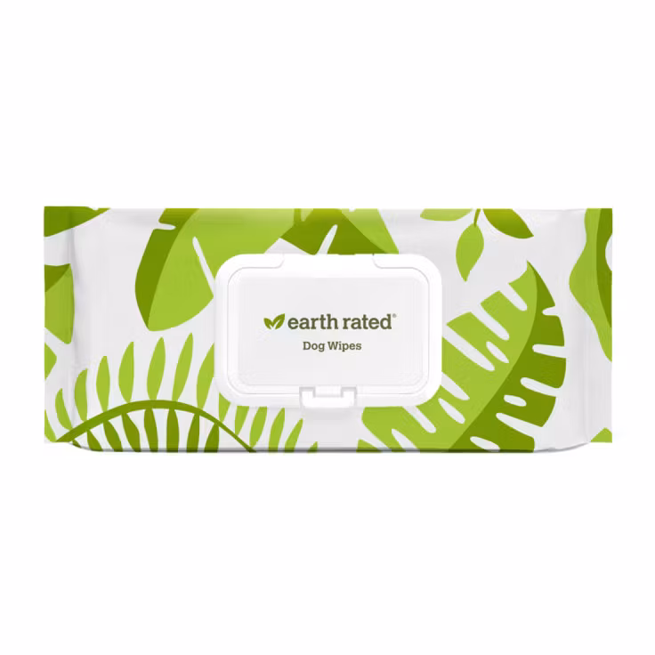 Earth Rated Wipes -växtbaserade våtservetter 100 st