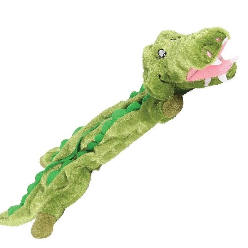 Krokodil med prassel & pip 60 cm