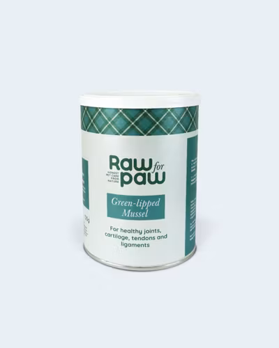 Raw for Paw - Green-lipped mussel- Naturlig källa till glukosamin och aminosyror 125 gr