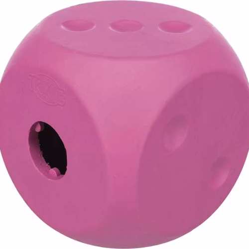 Snack Cube, naturgummi, Ø5 cm, 7 cm el. 10 cm, blandade färger