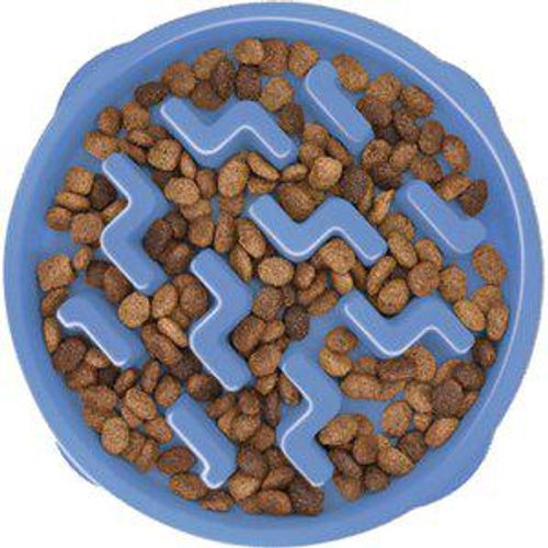 Outward Hound Matskål/ Fun Feeder/ Slo-Bowl BLÅ S & L