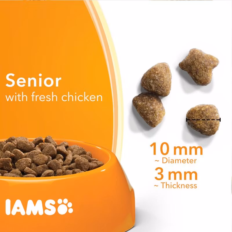 Iams Cat for Vitality Senior +7. Färsk kyckling 10 kg